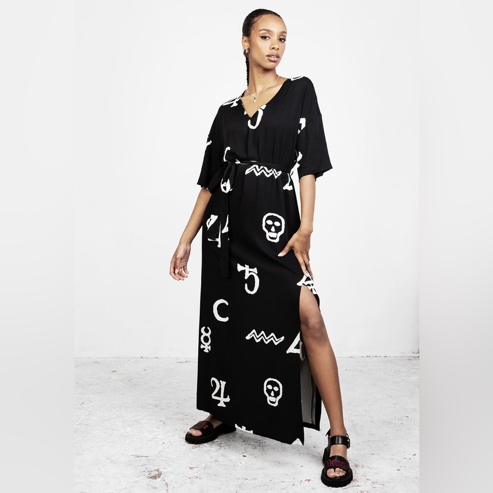 Disturbia Alchemy Black Maxi Dress